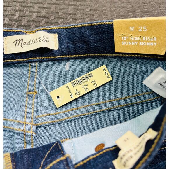 Madewell 10" High Riser Skinny Women's Jean, Size 25 NWT - Picture 3 of 3